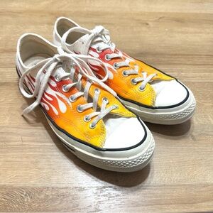 Converse Chuck Taylor 70 Flames Fire Tennis Shoe Sneaker